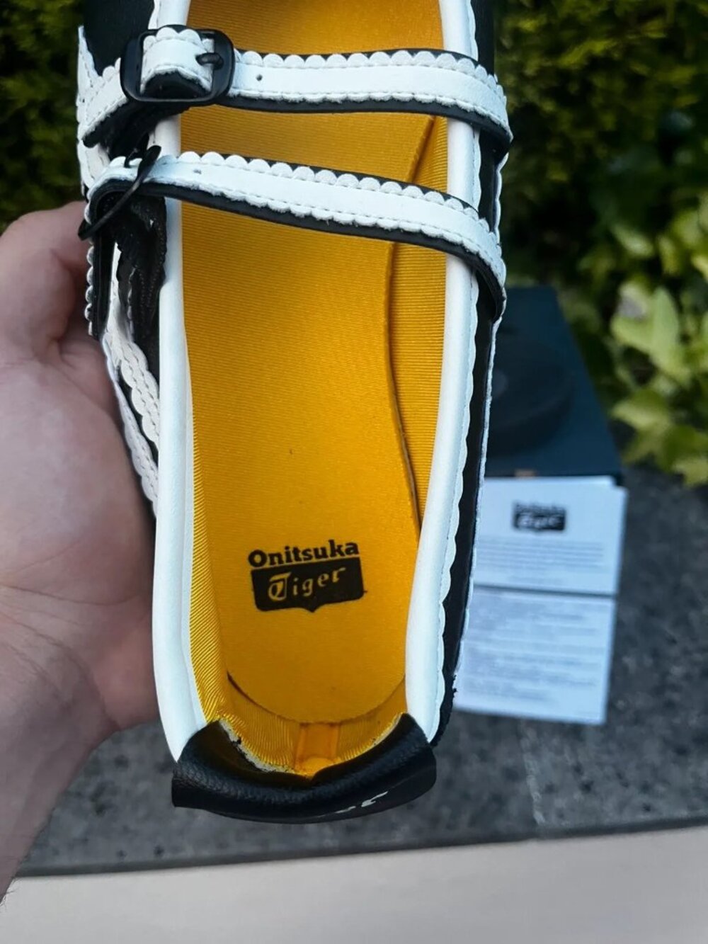 Onitsuka Tiger Mexico 66 TGRS Mary Jane Black White Ballet Sneakers - Picture 3 of 9
